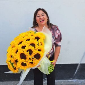 RAMO BUCHÓN 50 GIRASOLES