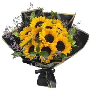 RAMO DE 12 GIRASOLES
